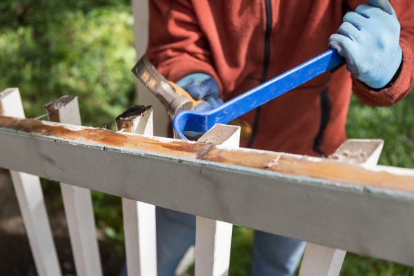 Deck Railing Replacement in Worcester
