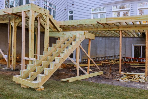 Deck Post Replacement in Worcester