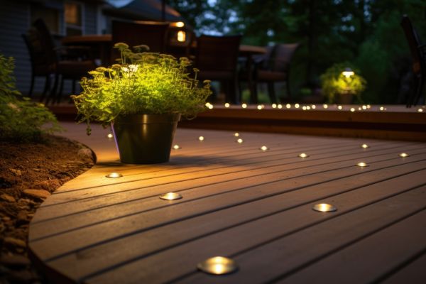 Ground Level Deck Construction in Worcester